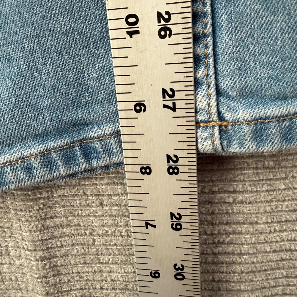 Everlane High Waist Straight Leg Jeans Light Wash Denim Women Size 28 - Picture 7 of 10